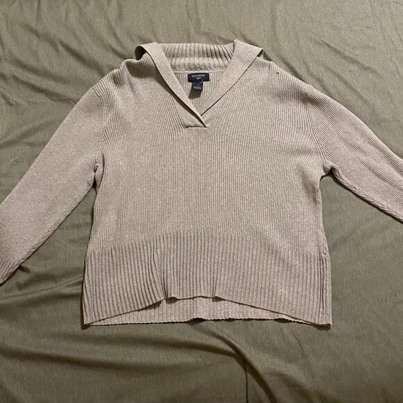 Dockers Sweaters - Gray ribbed sweater